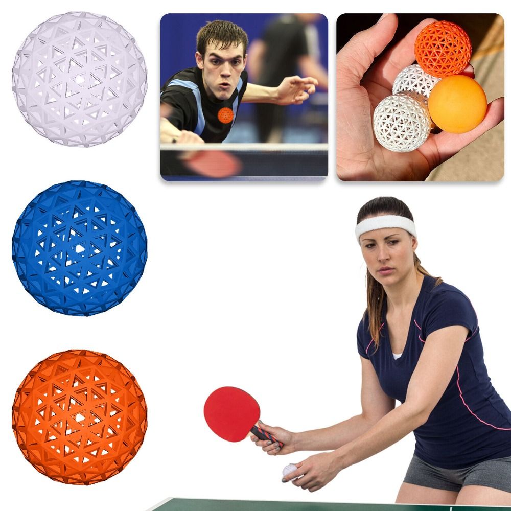 High Quality New Material Ping Pong Ball Durable 3D Printed Professional Balls Airless Indoor Outdoor Competitions Pingpong White Balls