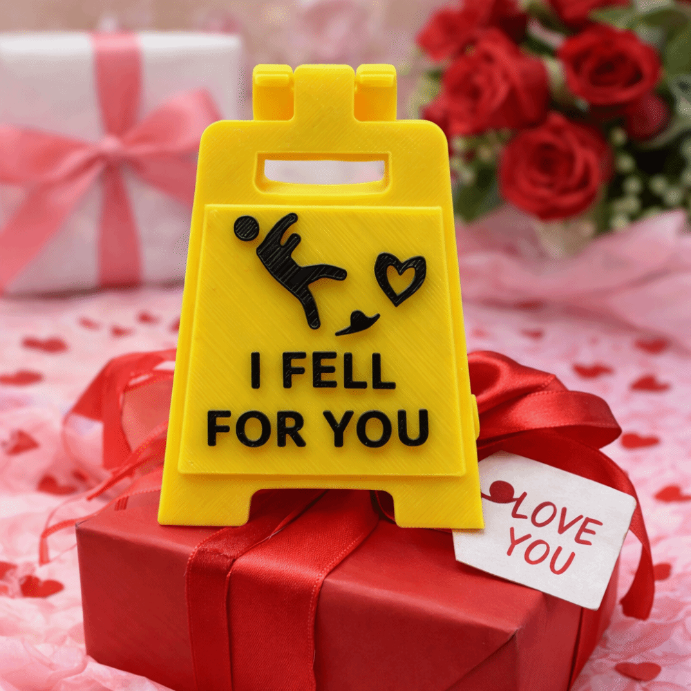 Falling Sign Mini Size Falling In Love Signboard Interesting Design Desktop Ornament Romantic Sign Love Token Love Letter Romantic Decor