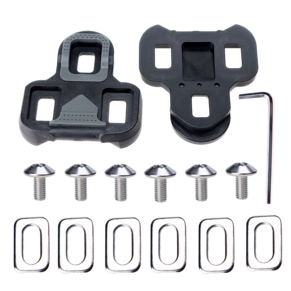High Quality 4.5 Degrees Road Cycling Cleats Set Anti-slip Plastic Road Bike Cleats Cycling Accessories Durable Pedals Cleat for LOOK KEO Pedals