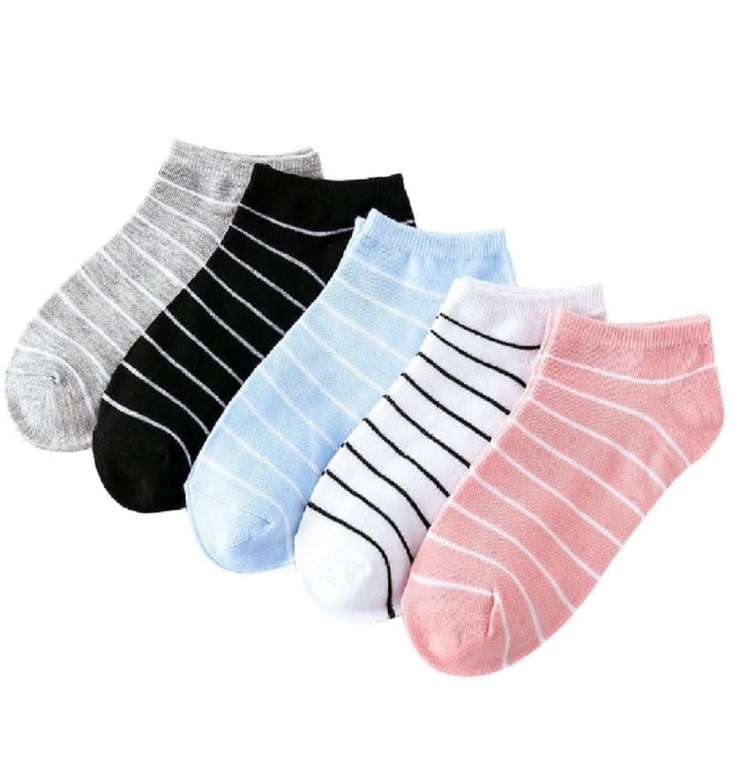 Pack Of 2 Pairs Cotton Ankle Socks For Women