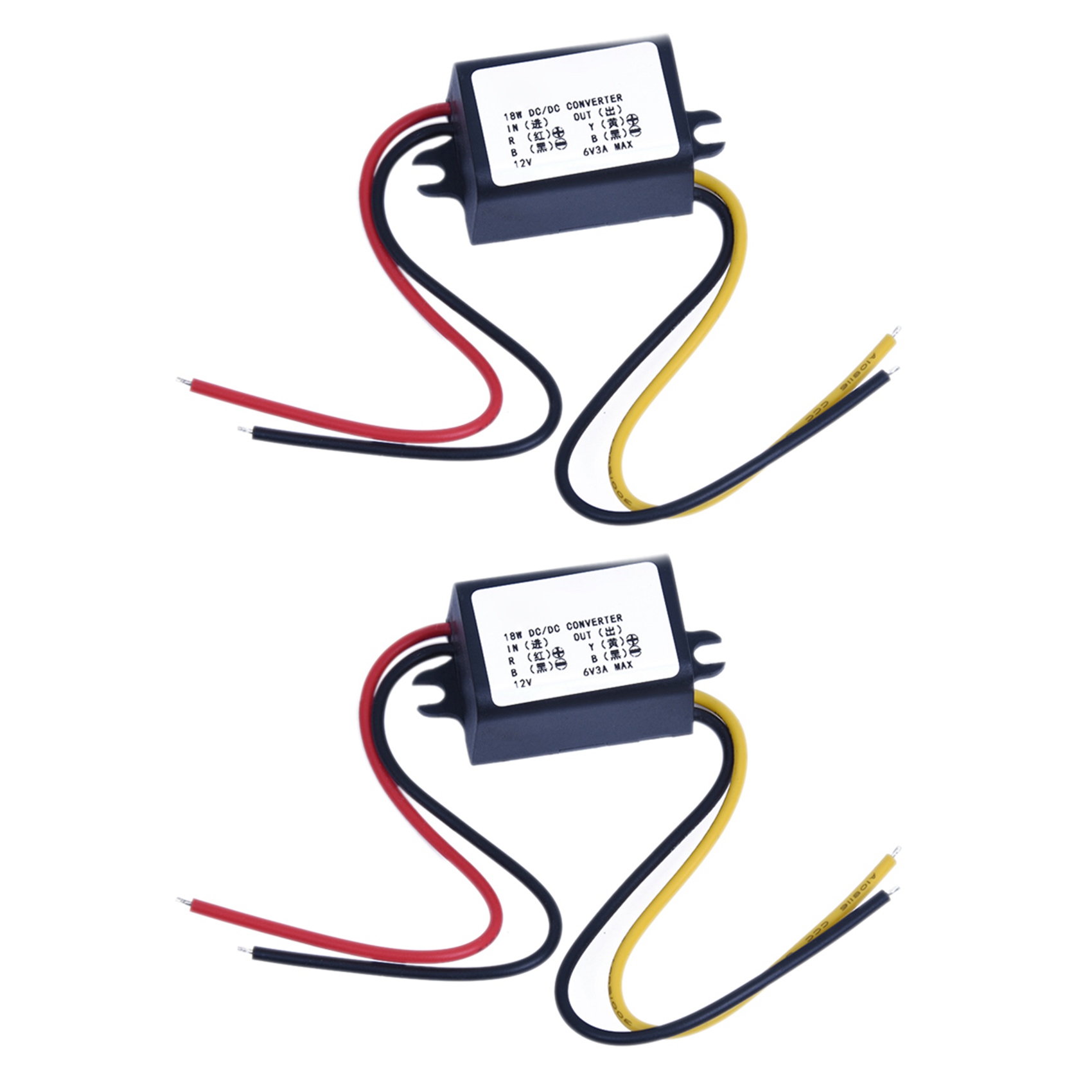 JINMY 2X 12V to 6V DC-DC Buck Converter Module Power Supply Voltage Regulator