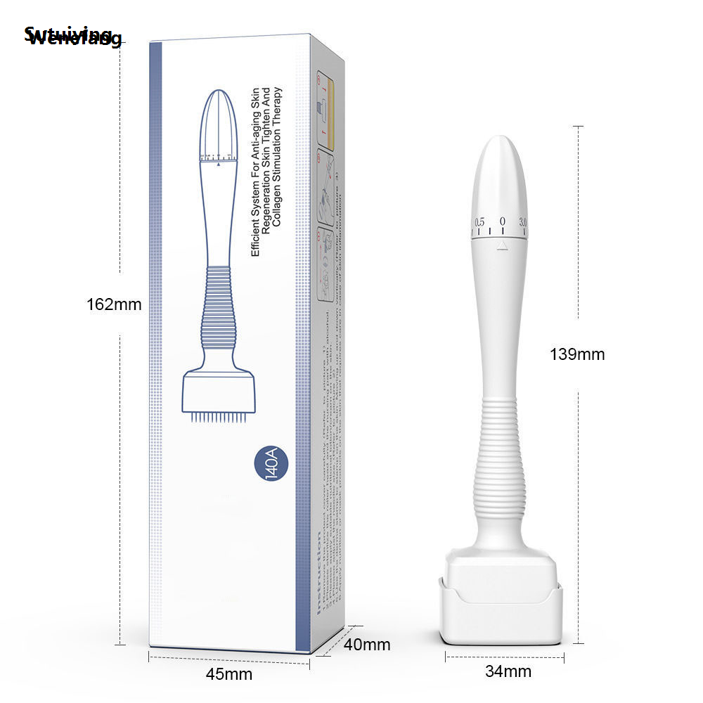 Wenefang Sutuiying Beauty Derma Stamp 140A Professional Microneedling High Portable Quality Stamp 0.25 mm, DermaStamp for Men Women Home Use