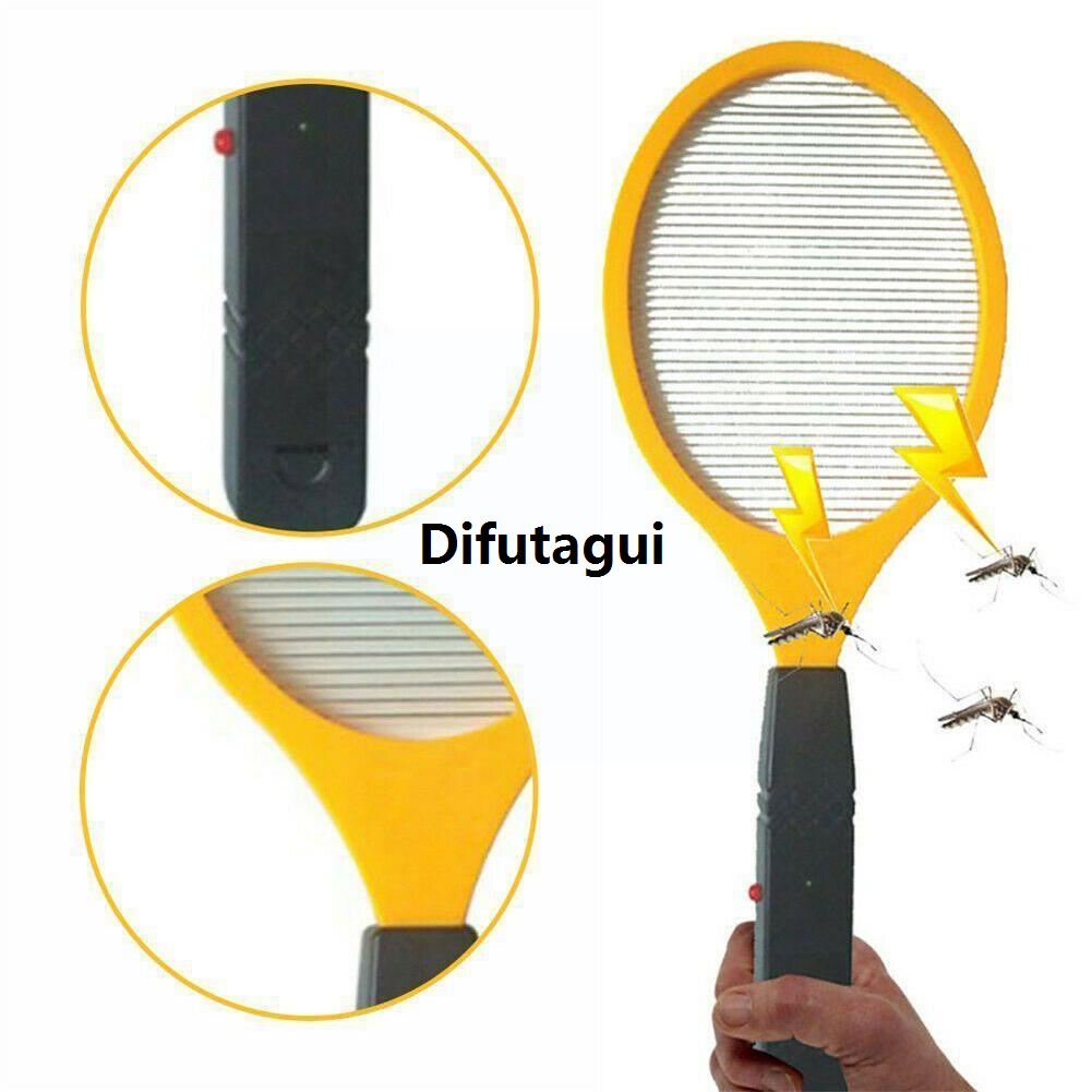 Difutagui Handheld Home Electric Fly Mosquito Swatter Racket Bug Racket Insects Special Killer Home Garden Pest Bug Anti Mosquito Fly Trap Lamp