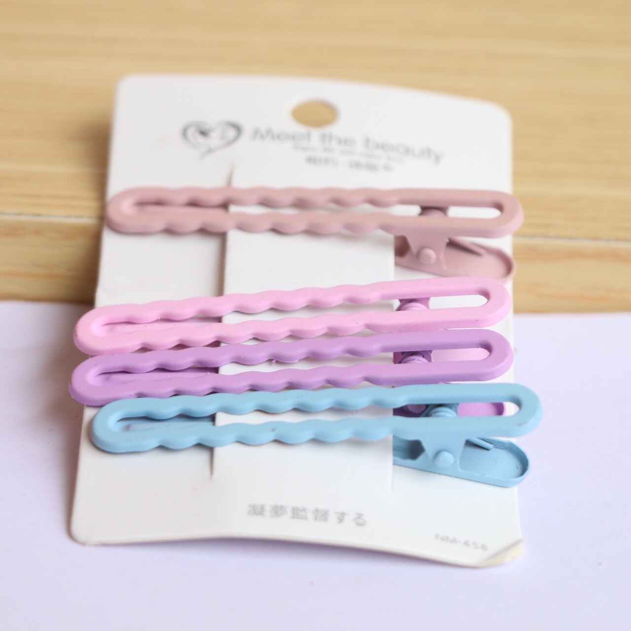 ANX Fashion Trendy 3 Different Colour Hair Clip /3 Pcs In 1 Packet
