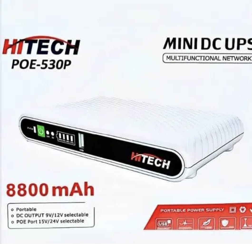 Smart Mini DC UPS For Wifi Router Onu & Ip Camera 8800MAH