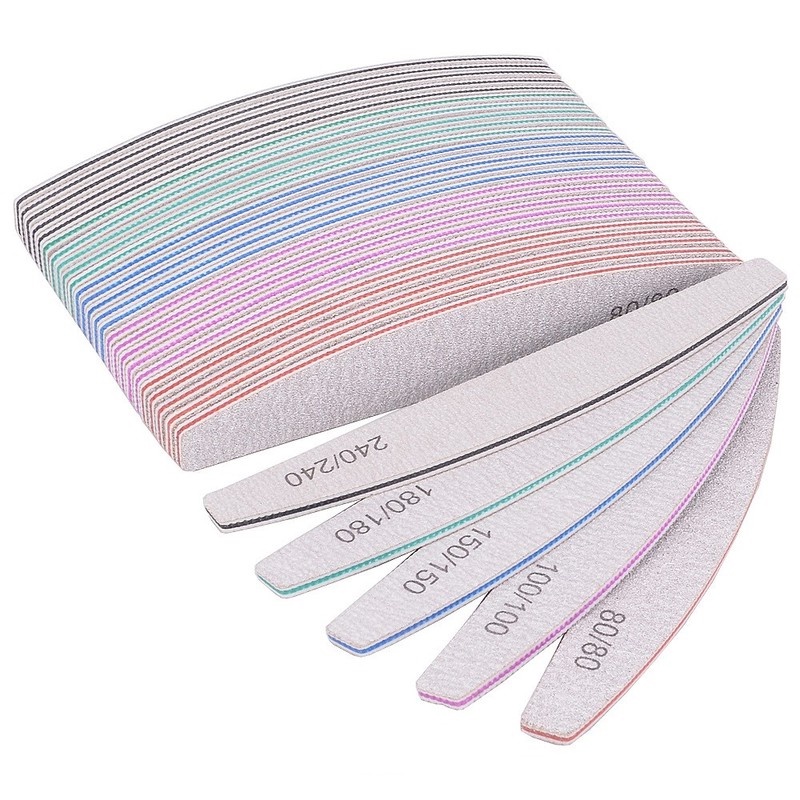 1PC Double-sided Matte Nail File Trimming Polishing Rubbing Strips Professional Nail Tool