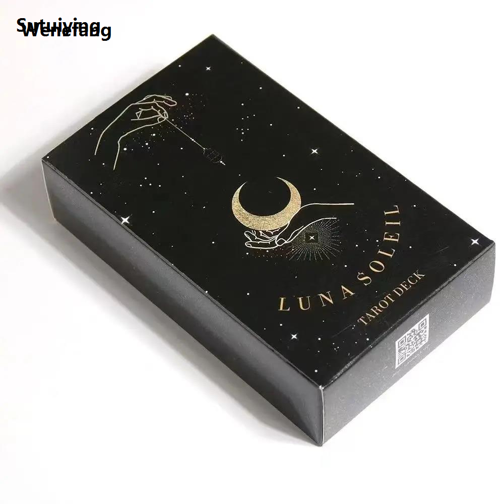 Wenefang Sutuiying Spot Moon Sun Tarot English Bargain price Luxury Card Game Cards Board Game