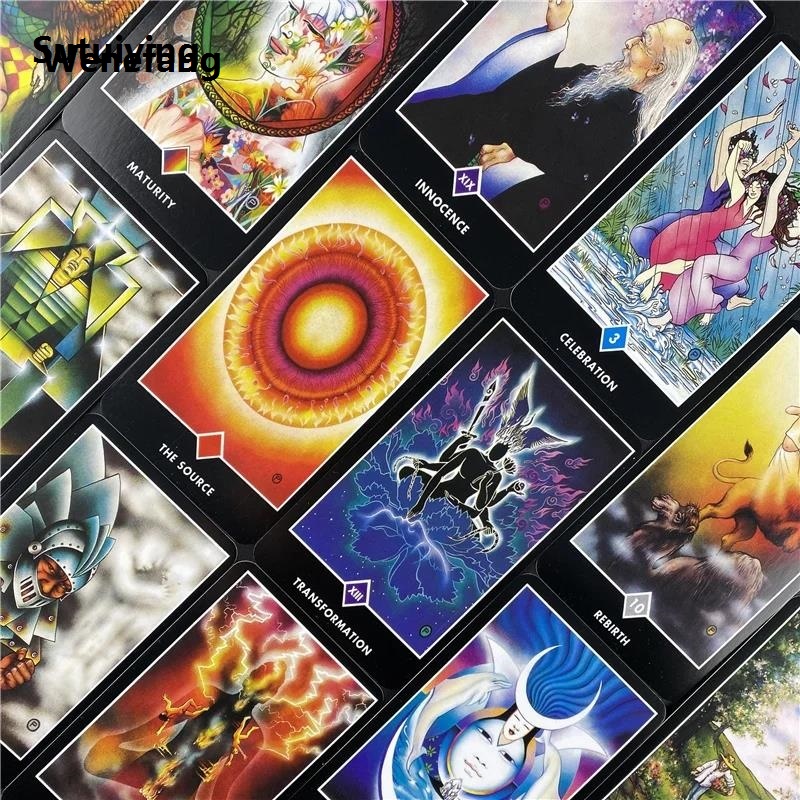 Wenefang Sutuiying New Osho Zen Tarot Cards PDF Guidebook English Version New 【2025 Version】 Oracle Deck Board Game For Party Board games