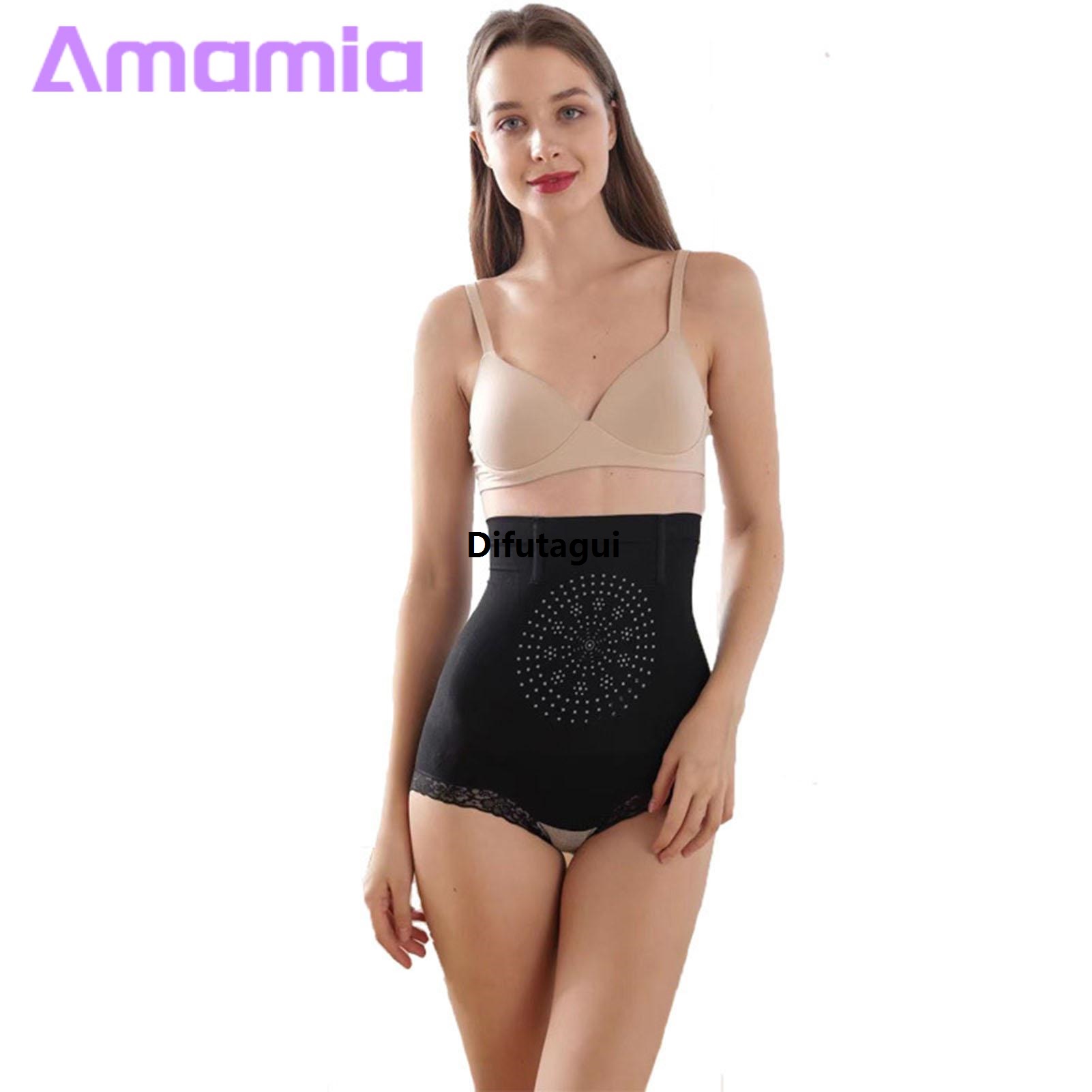 Difutagui Women Underpants 3D Hip Lift High Waist Postpartum Body Shaper Briefs