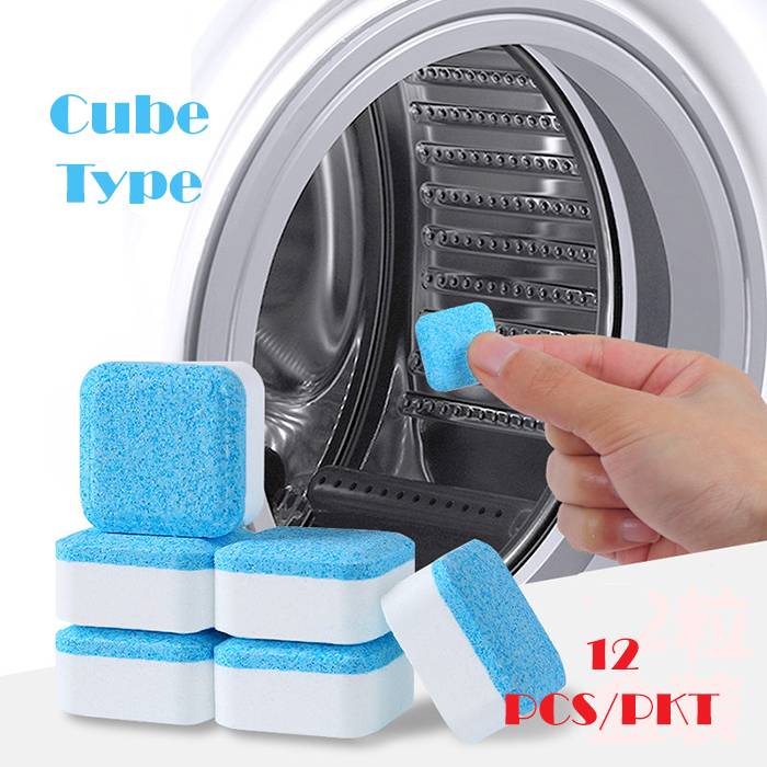 2Pcs Washing Machine Cleaner Stain Dirt Washing Cleaning Washer Clean Detergent Effervescent Tablet Wash Machine Cleaner