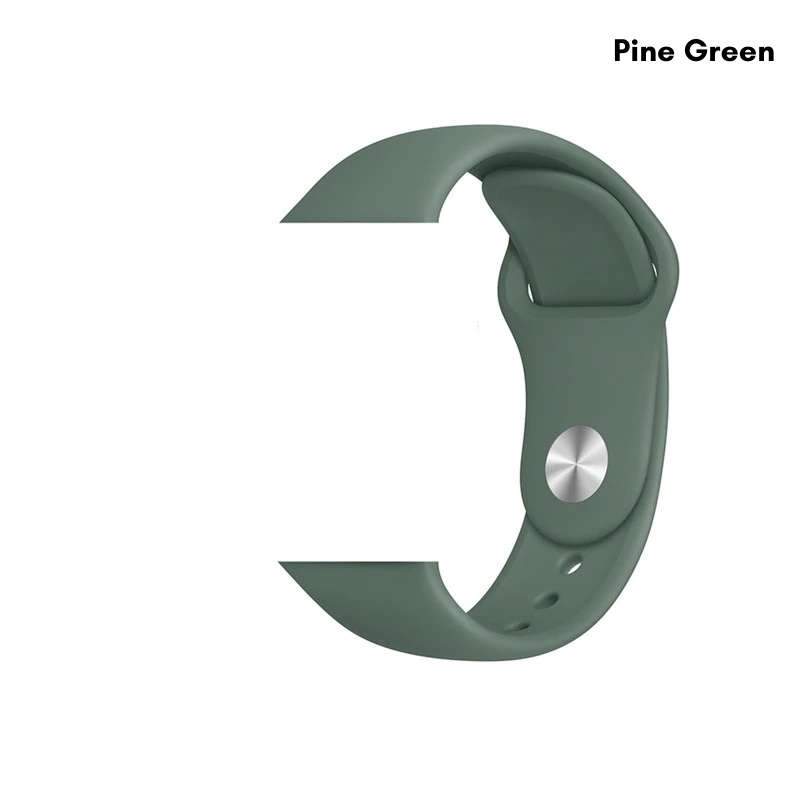 Soft Silicone Waterproof Bands for iWatch Series 42mm / 44mm