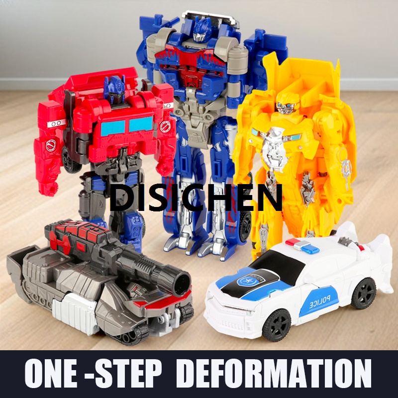 DISICHEN One Step Deformation Transformation Robot Dinosaur Vehicle Car Toys Transform Action Figures Education Toy Boys Gifts Kid Toy Luxury