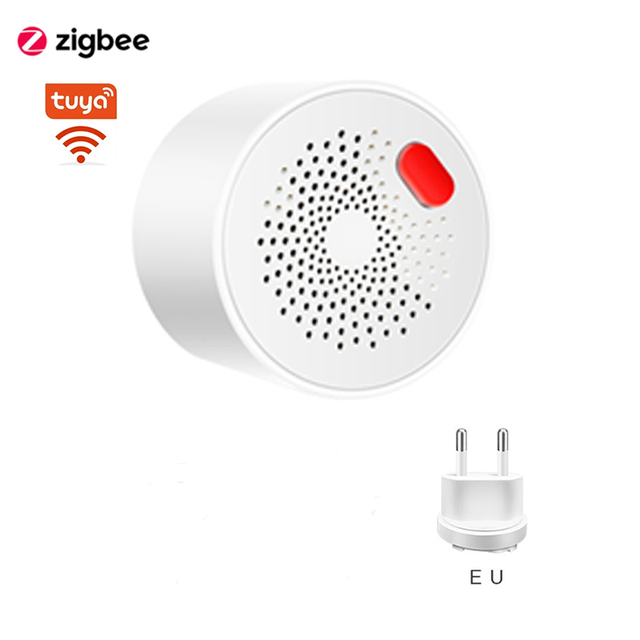 Tuya Smart ZigBee Methane Gas Sensor Smart Intelligent Gas Leak Detection Sensor