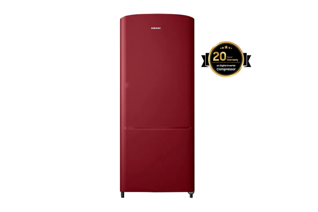 Samsung RR20C20C2RH/IM 192 Litre Direct Cool Single Door Refrigerator Scarlet Red