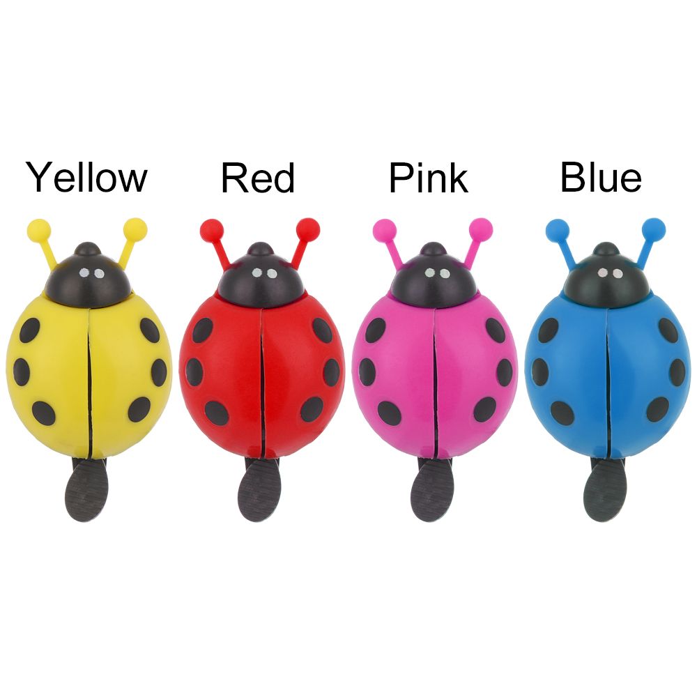 Cute Horn Kid Beetle Safety Warning Lovely Ladybug Handlebar Bike Alarm Ring Bicycle Bell