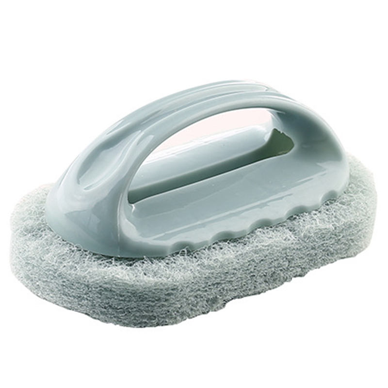 Handle Bath Brush Tile Brush Kitchen Decontamination Brush Pot Blue