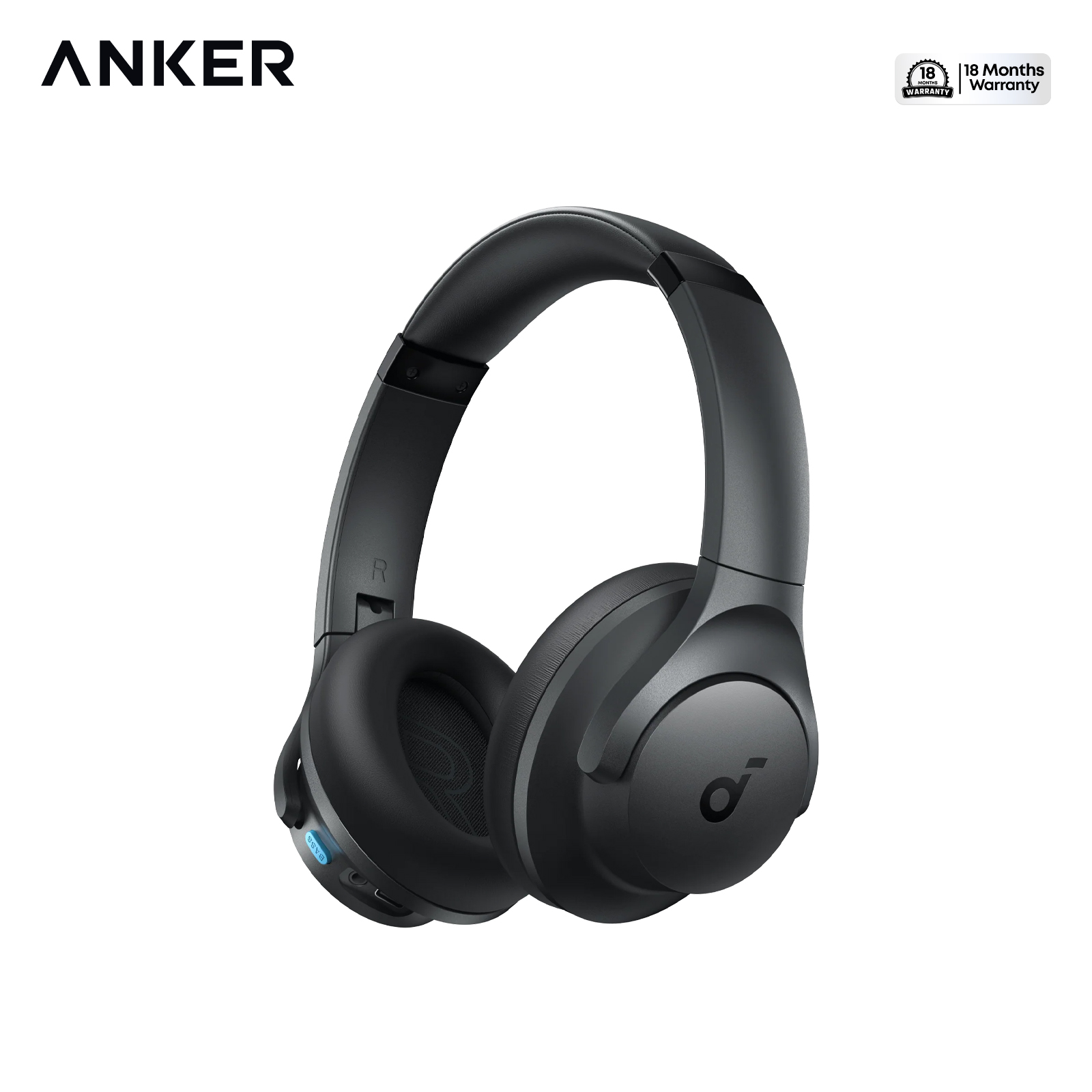 soundcore Q11i Wireless Over-Ear Bluetooth Headphones by Anker , Deep Bass , 60H Playtime , Hi-Res Audio , Detachable Ear Cushions , Multipoint Connection