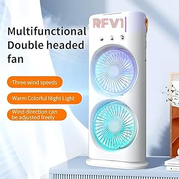 Rechargeable Double Ended Spray Fan With Battery Backup And Remote Controller