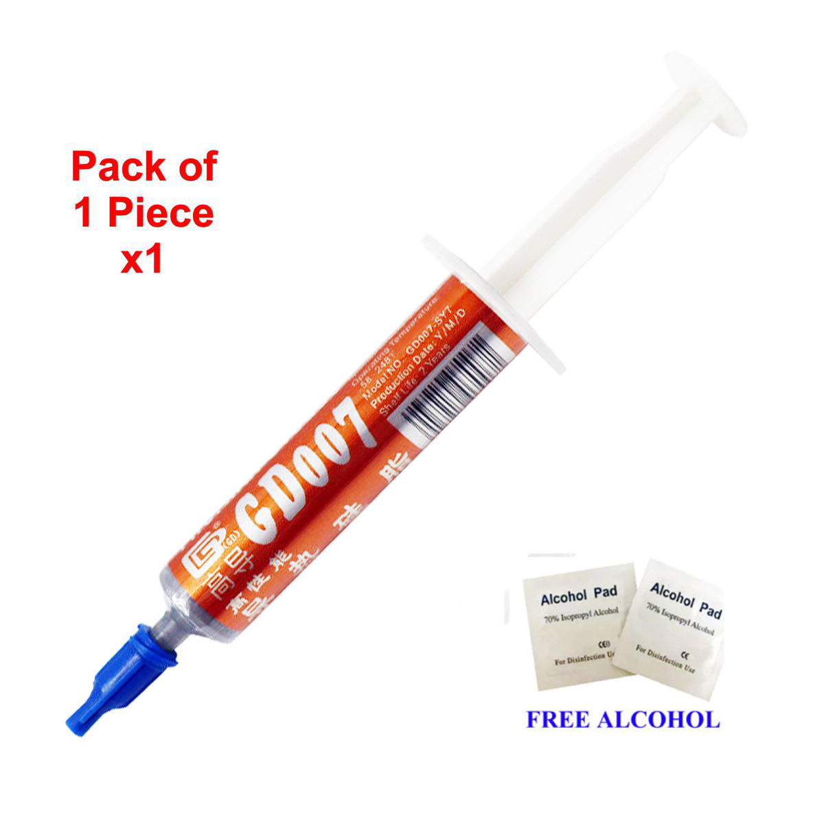 Bizzy Thermal Paste GD007 Injection 7 gram Gd 007 thermal grease , Gd 007 thermal paste pack of 1 piece