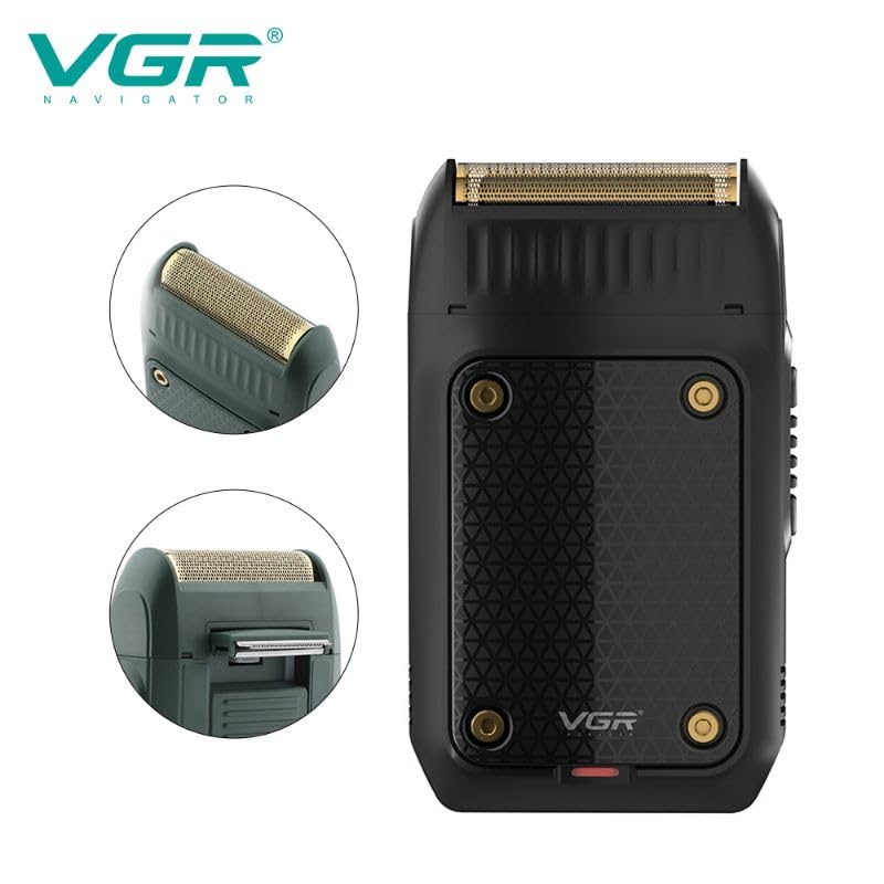 Original VGR V-353 Professional Rechargeable Electric Razor - Ultra Slim Cordless Shaver for Men’s Beard & Face Grooming, USB Travel-Friendly, Lightweight & Ergonomic Design