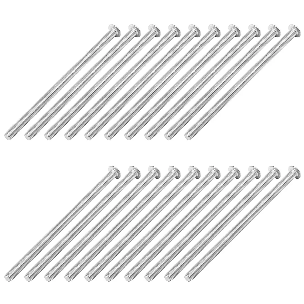 NAMUNY Stainless Steel Button Screw, Hex Socket Bolts Type: / 4mm Bolt Size: x 75mm Your Pack Quantity:20 - image 1