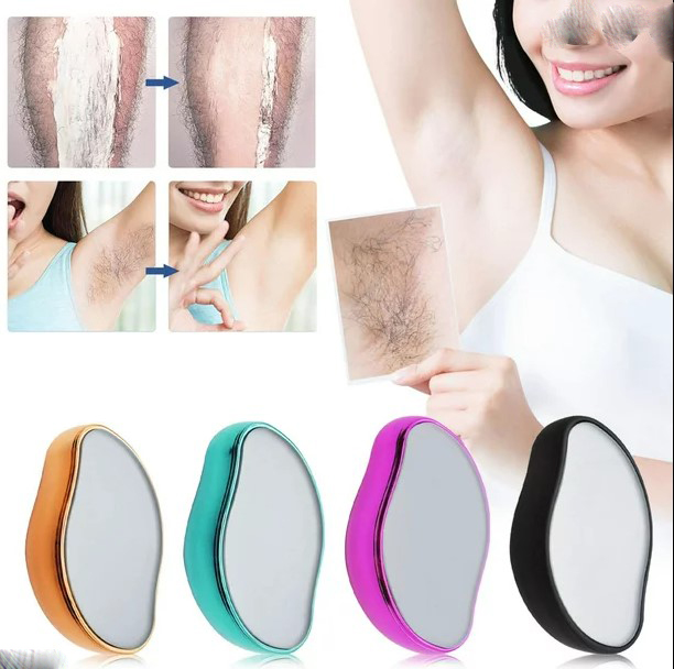 Crystal Physical Hair Removal Crystal Hair Eraser Painless Safe Epilator Easy Cleaning Reusable Glass Hair Removal