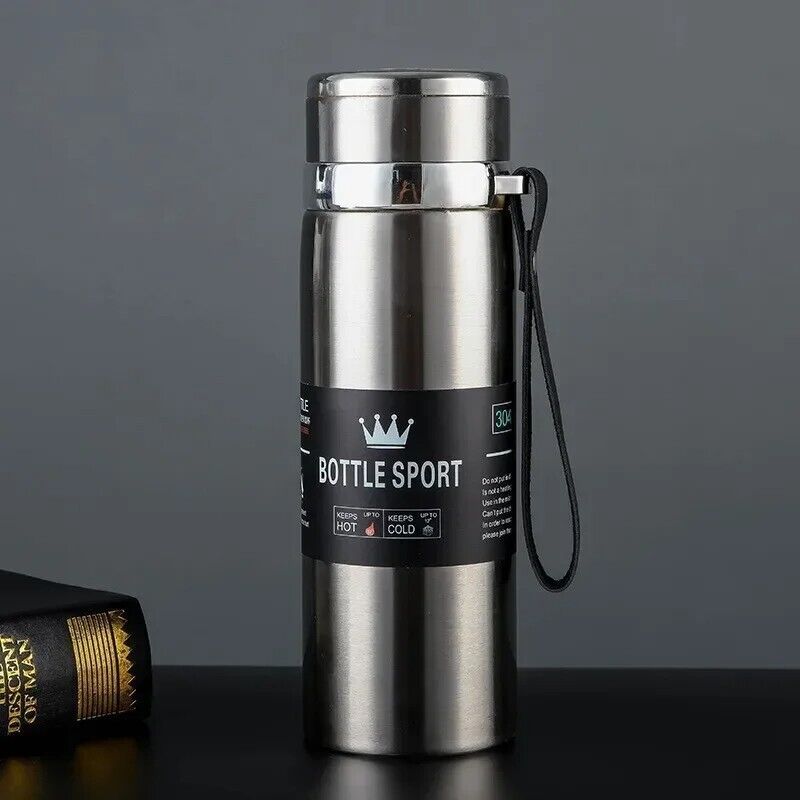 Stainless Steel Vacuum Insulated Flask Thermos Bottle 800ml