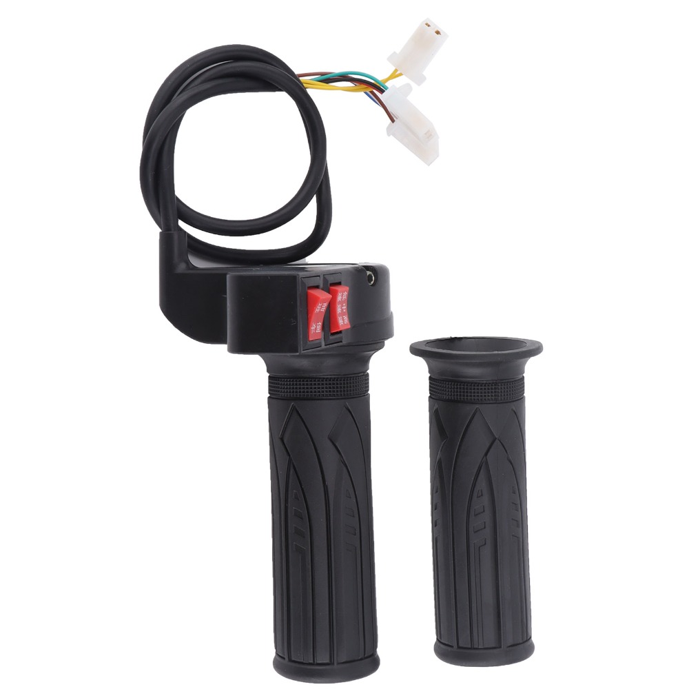 Durable 3 Speed Control E-Bike Throttle Grips with Forward & Reverse Black Throttle Hand Grips 22mm Handlebars Electric Bike Throttle Electric Bikes