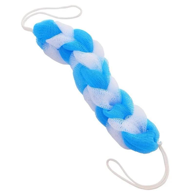 Back Strap Scrubber Bath Shower Bars Mesh Puff Exfoliating Loofah