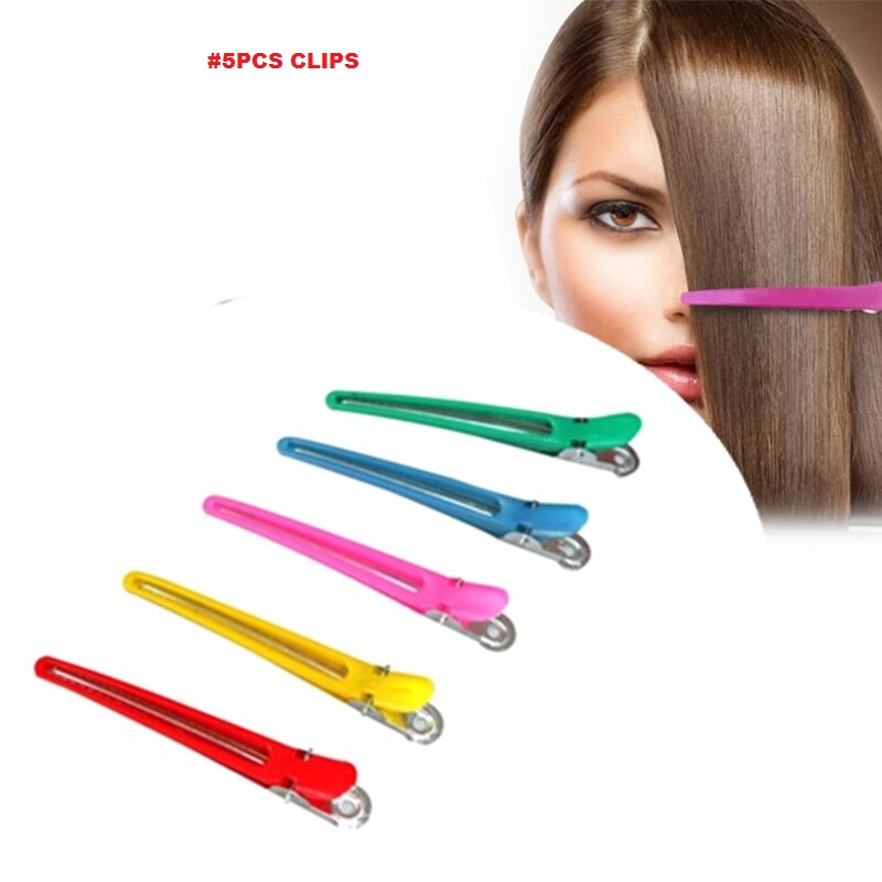 Hair Clip Professional Hairdressing Cutting Salon Styling tools Section Aluminum Plastic Hair Clips