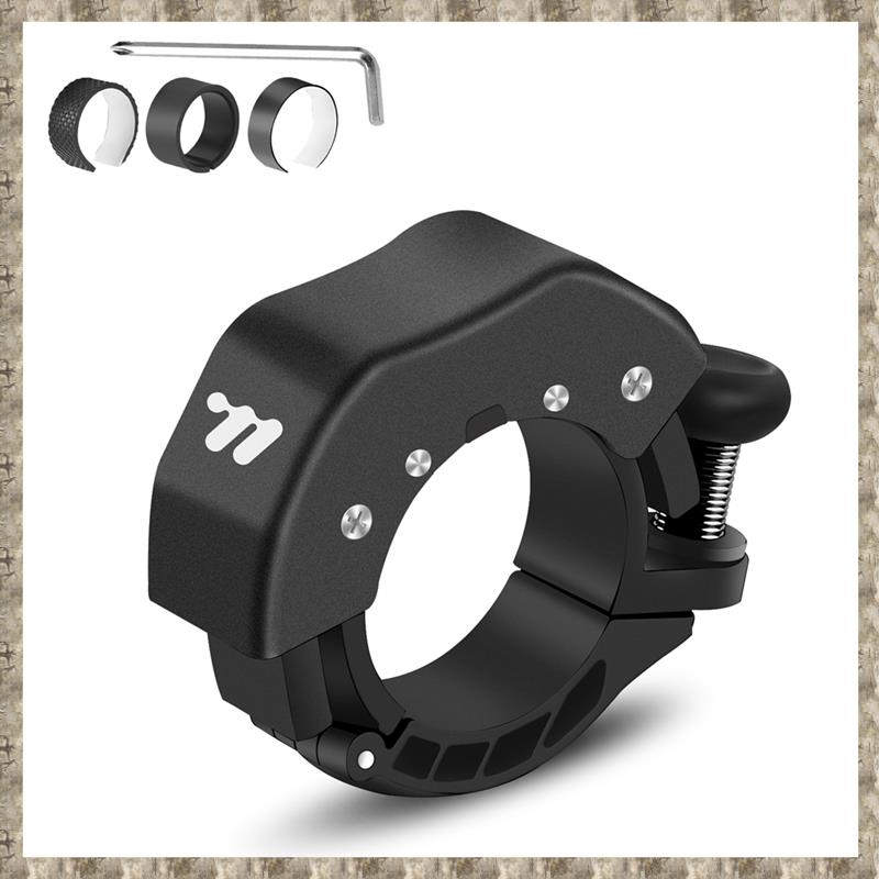 Bicycle Bells Mountain Bike Bells 85dB Loud Crisp Clear for Mountain Bike 22.2/31.8mm Standard Handlebar Black