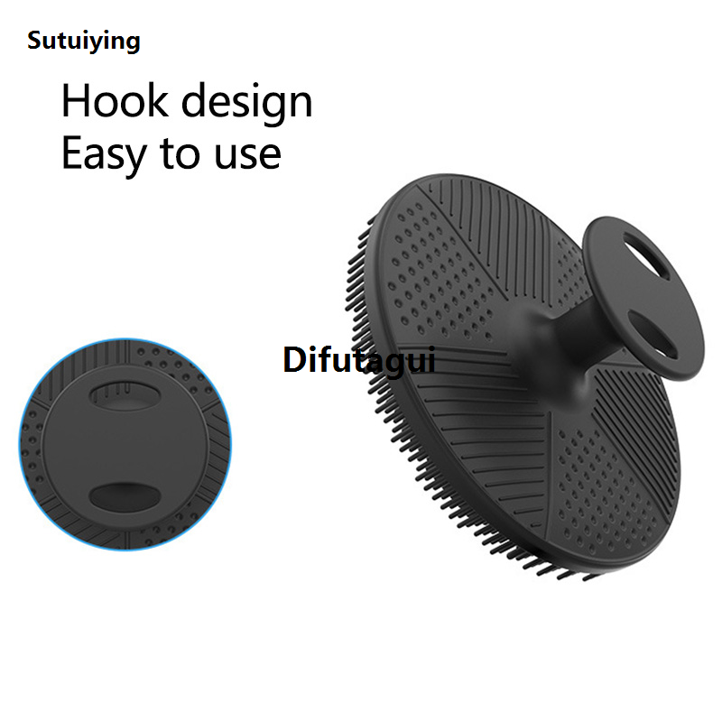 Difutagui Sutuiying Silicone Facial Cleansing Brush Mini Facial Deep Cleansing Shaving Portable Original Massage Facial Brush Face Washing Brush Men and women