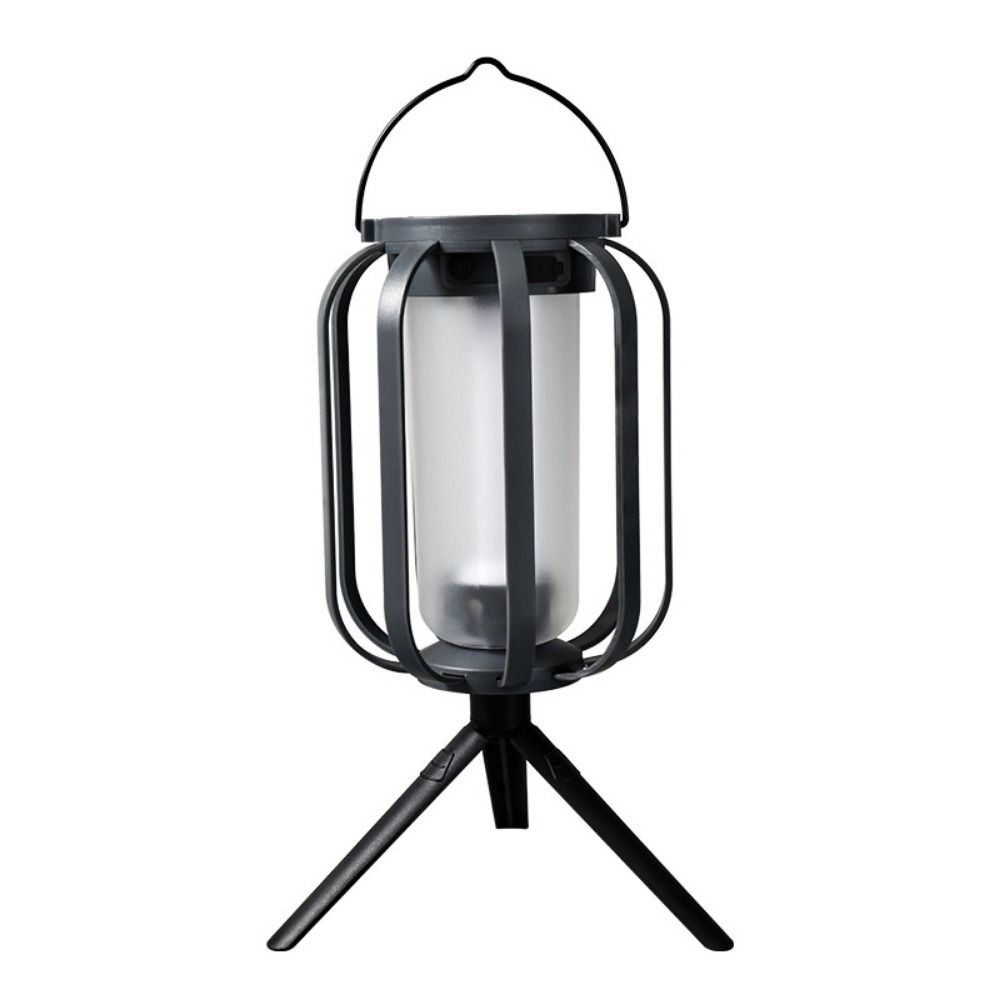 Decorative Lantern With Tripod Solar Lanterns Solar Powered 4 Light Modes Solar Camping Light UBS Charging Durable Portable Landscape Lamp Emergency