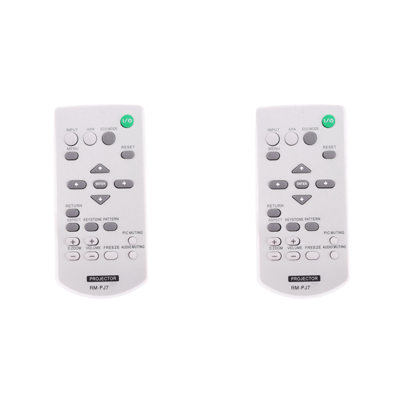 FORIDE 2X Wireless Switch Projector Remote Control Replacement (-PJ7)