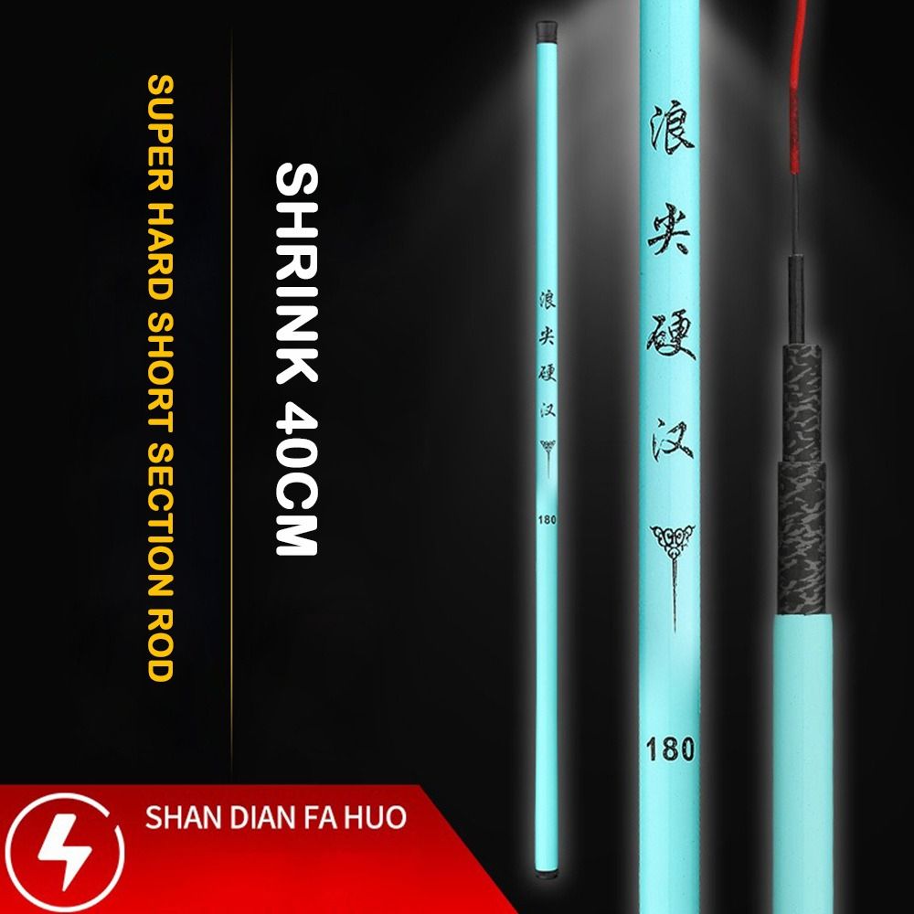 Children Telescopic Fishing Rod Full Kits Carbon Fibre Glass Fibre Fishing Rod Set Casting Rod 2.1m-7.2m Fishing Pole Fishing