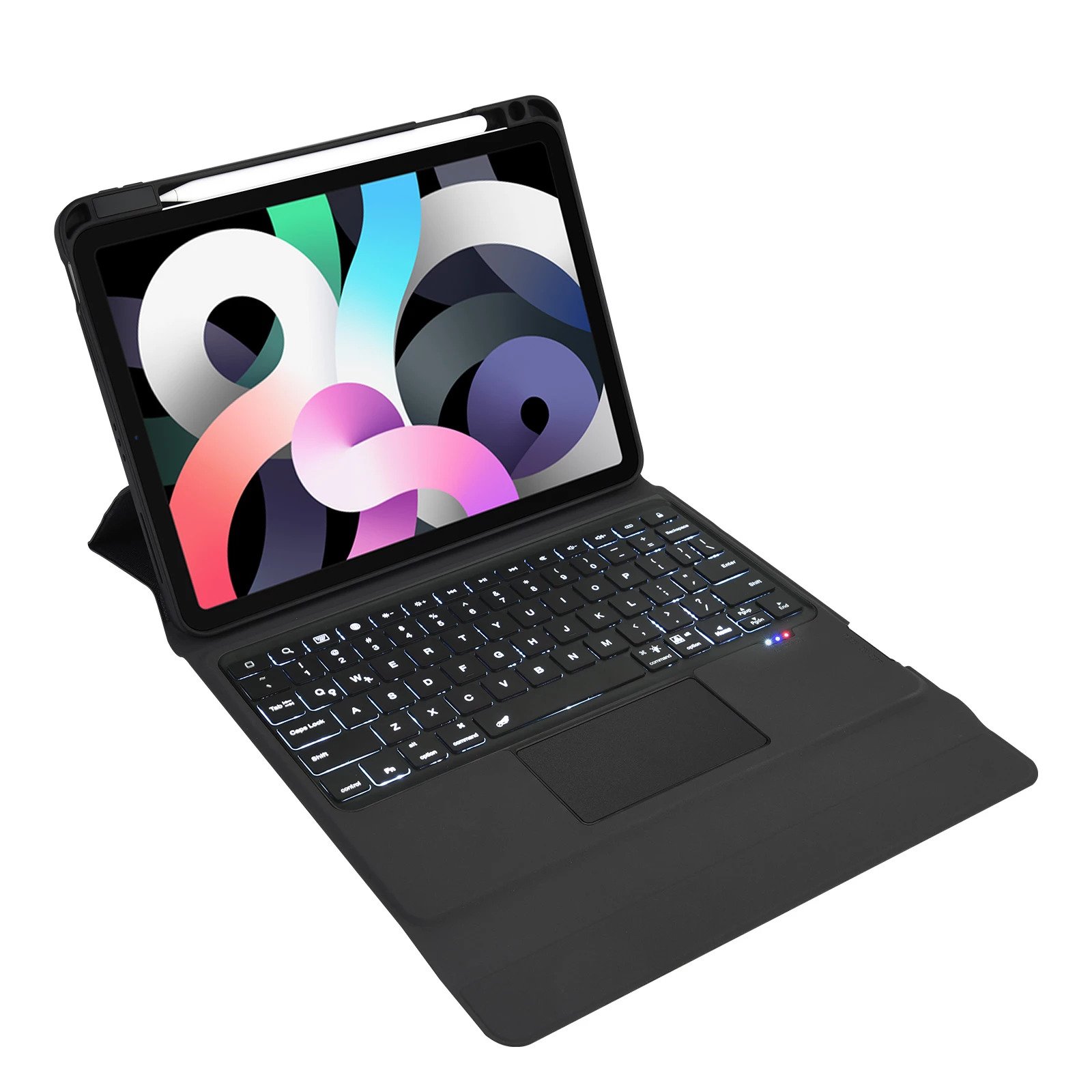 COTEetCI 61012 Slim Pro Backlit Bluetooth Keyboard Case with Touchpad for iPad 7th Gen 10.2-inch and iPad Air 3 10.5-inch