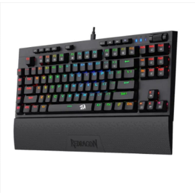 Redragon K596 VISHNU 2.4G Wireless/Wired RGB Mechanical Gaming Keyboard, TKL, Red Switches