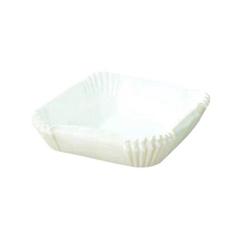 Baking Paper Sheets Air Fryer Baking Paper Waterproof and Oil Proof, 20 Cm, 50 Pieces White