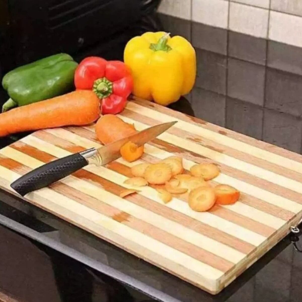 Bamboo Wooden Chopping Board 2 CM Thickness (35Cm×26Cm)