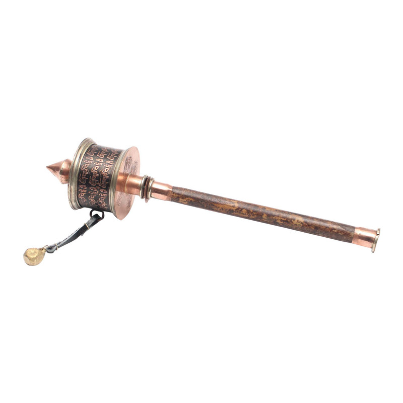 Small Bamboo Stick Rotating Praying Wheel