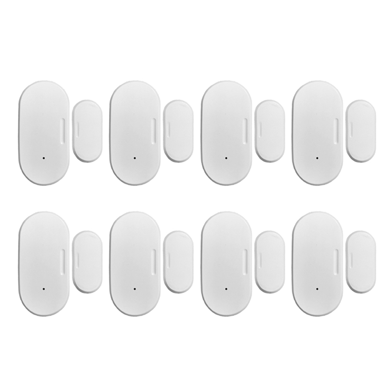 ARELENE 8X Tuya Zigbee Door and Window Sensor Smart Automation Security Protection Smartlife APP Alarm Remote Real-Time Push