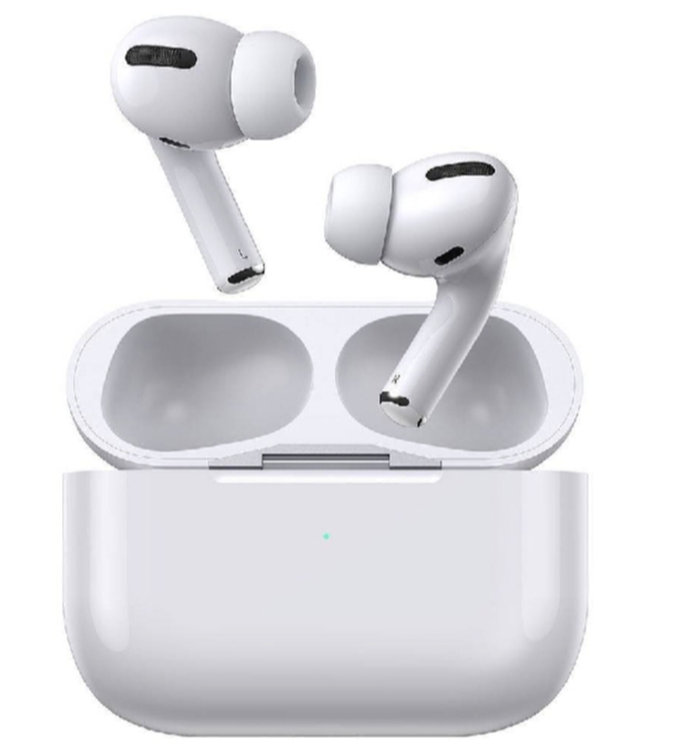 Bizzy Airpods Air Pro 3rd Gen TWS (True Wireless Stereo) Bluetooth Earbuds Dual Earphones Headset (Connect With All Bluetooth Devices).