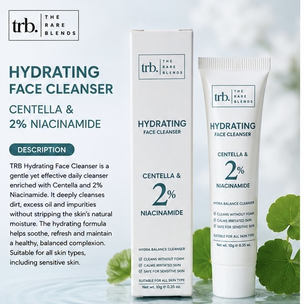 Trb. The Rare Blends Centella & 2% Niacinamide Hydrating Face Cleanser - 10g