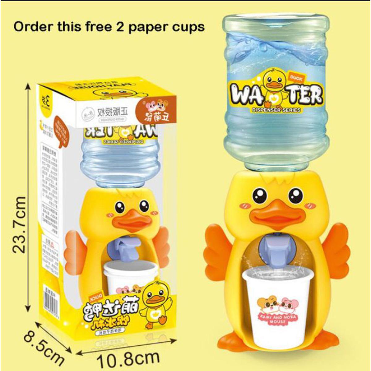 Vylon Cute Mini Pretend Play Kitchen Water Dispenser Toy With Drinking Cup Included - G10754