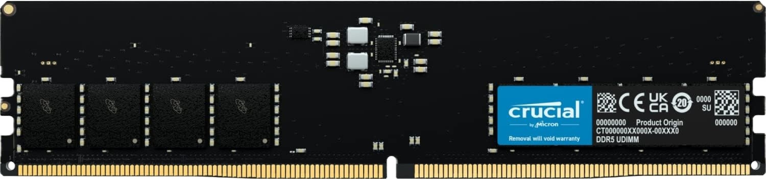 Crucial RAM 32GB DDR5 5600MHz UDIMM Desktop RAM