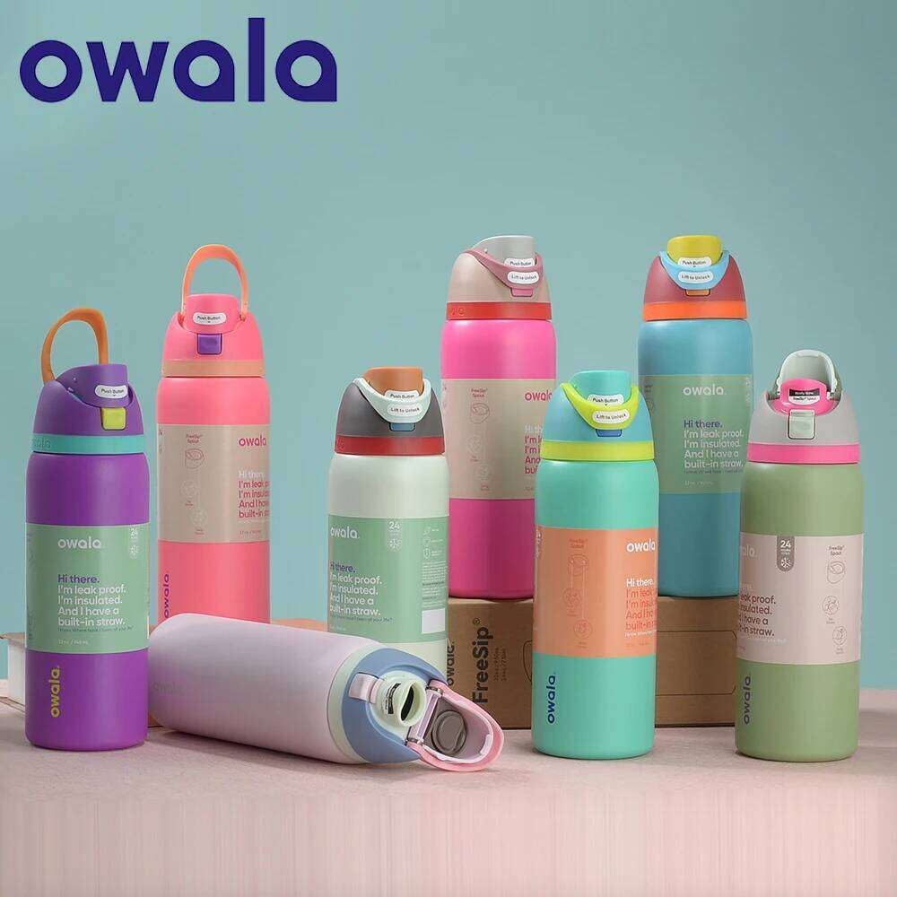 NEW Original Owala Insulated Stainless Steel with Straw BPA-Free Sports Water Bottle