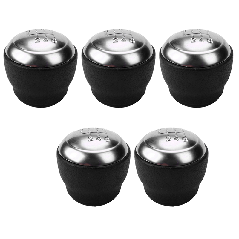 fasdaga 5X 6 Speed Car Mt Leather Gear Shift Knob Lever Shifter Handle Stick for for for K5