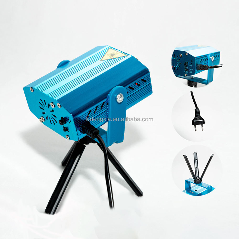 Mini LED Stage Light DJ Disco Projector Sound Activated Laser Lights