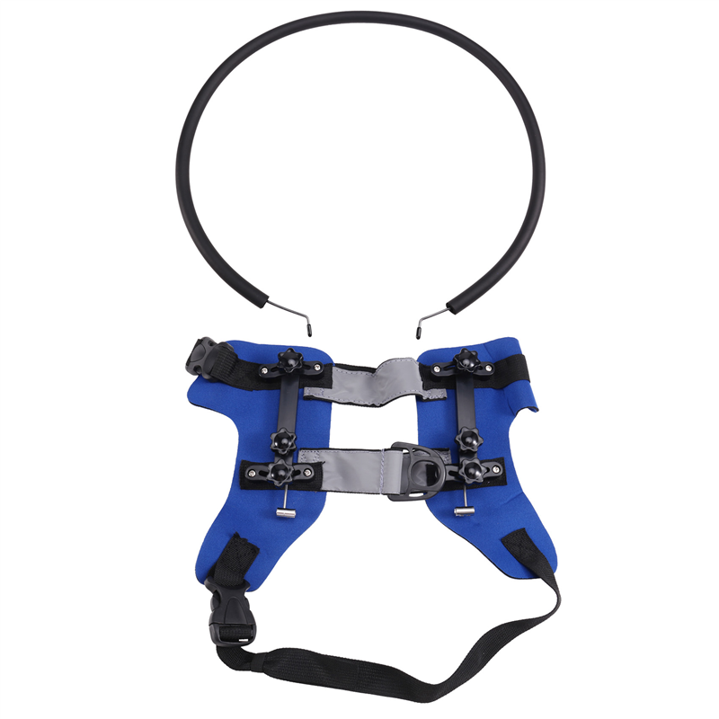 FORIDE Blind Dog Harness Guiding Device,Blind Dog Halo,Pet Anti-Collision Ring for Build Confidence,Blind Dog Accessories