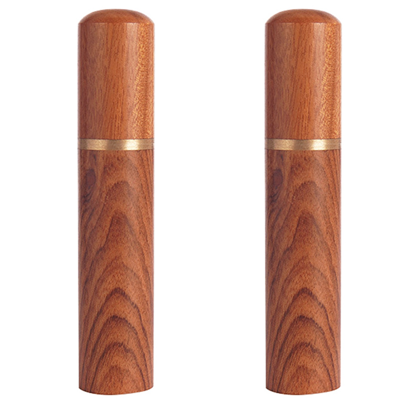 FORIDE 2X Coffee Tamper Stainless Steel Needles Wood Handle Espresso Powder Stirrer Distributor Leveler Tools